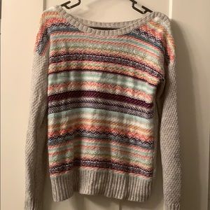 Multi-colored sweater